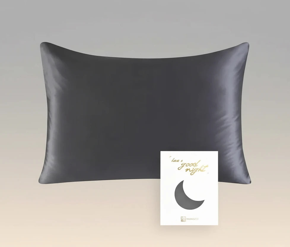 Taie d'oreiller 100% soie de mûrier naturelle - Prenez soin de vos cheveux même durant votre sommeil !