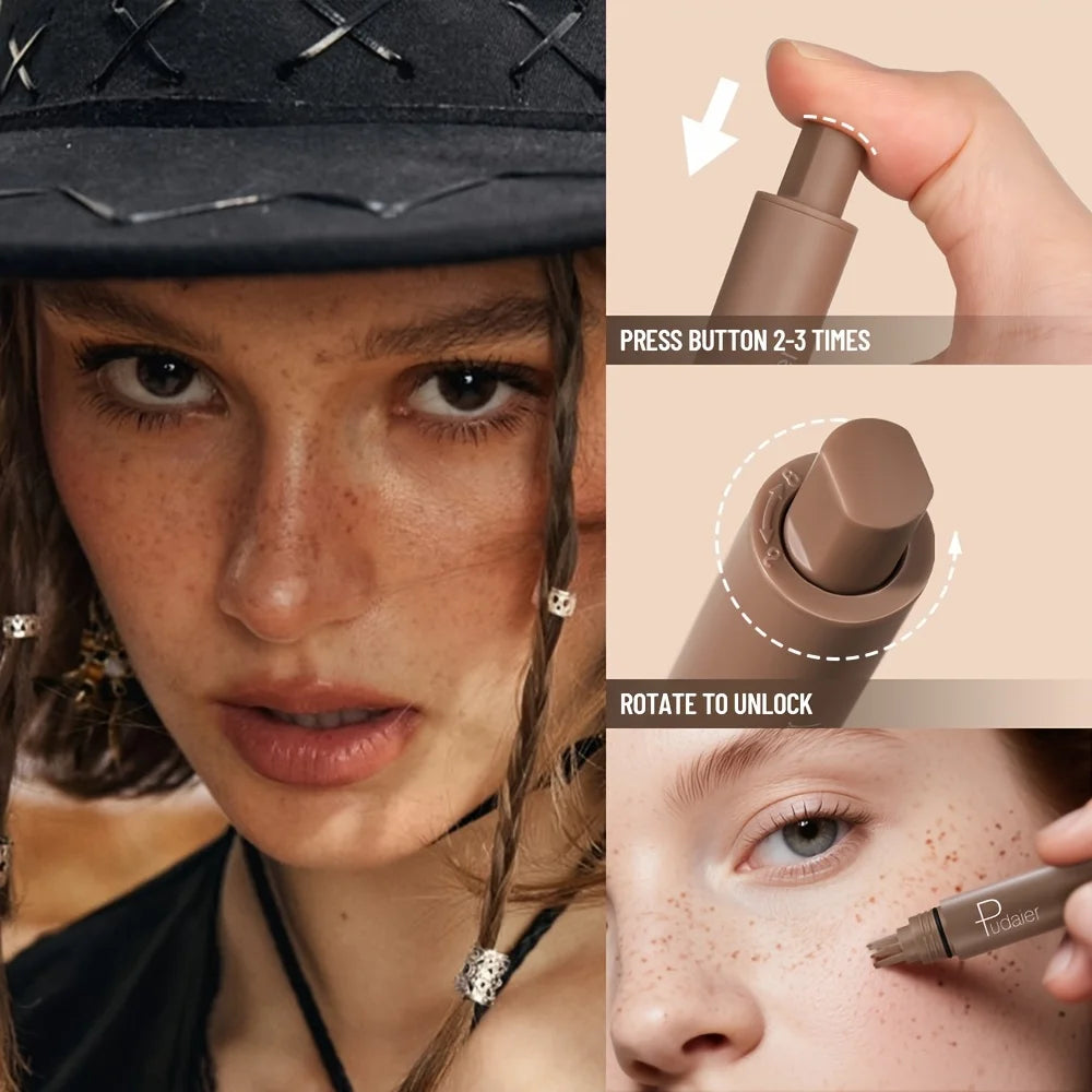 Tampon de taches de rousseur imperméable - aspect naturel, longue durée adapté aux débutants