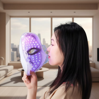 Masque LED Visage – Soin Réparateur et Rajeunissant