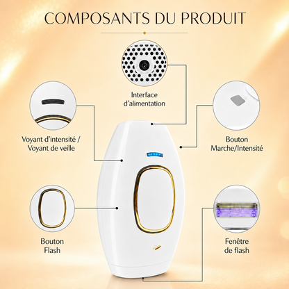 Épilateur Laser Permanent - Épilation Corps Et Zones Sensibles