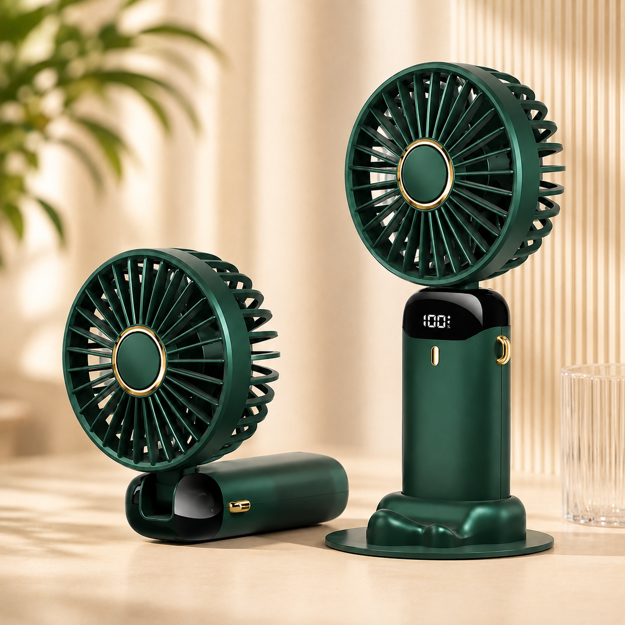 Mini Ventilateur Portable 2 en 1 - Mini Aromathérapie