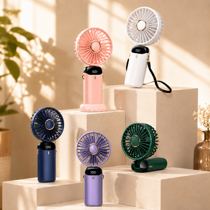 Mini Ventilateur Portable 2 en 1 - Mini Aromathérapie