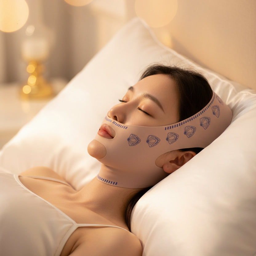 Bandeau amincissant visage - Masque pour lifting du visage réutilisable