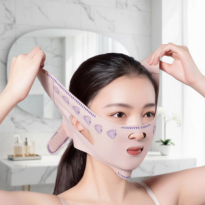 Bandeau amincissant visage - Masque pour lifting du visage réutilisable