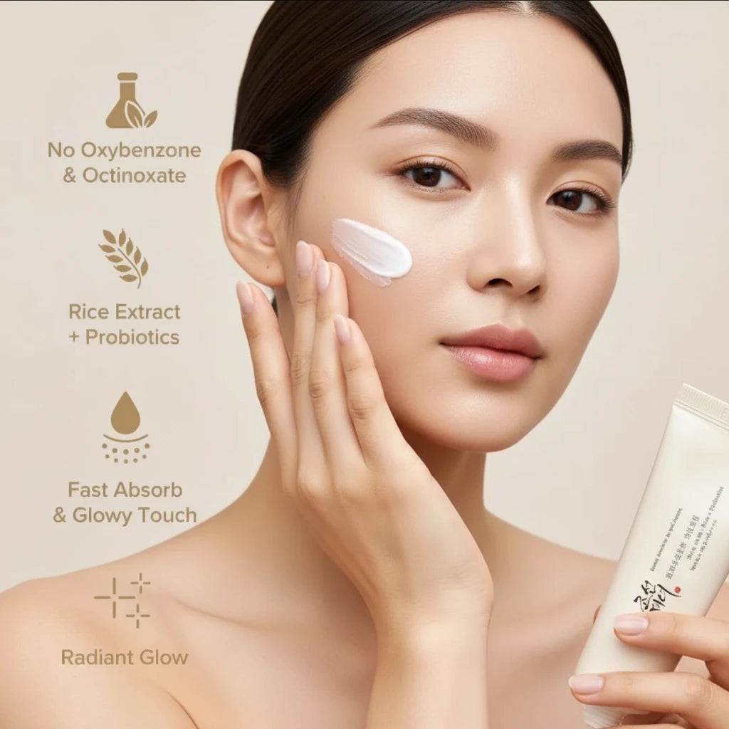 Crème solaire coréenne à base de riz SPF50 - Skincare Beauty of Joseon