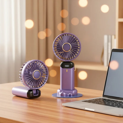 Mini Ventilateur Portable 2 en 1 - Mini Aromathérapie