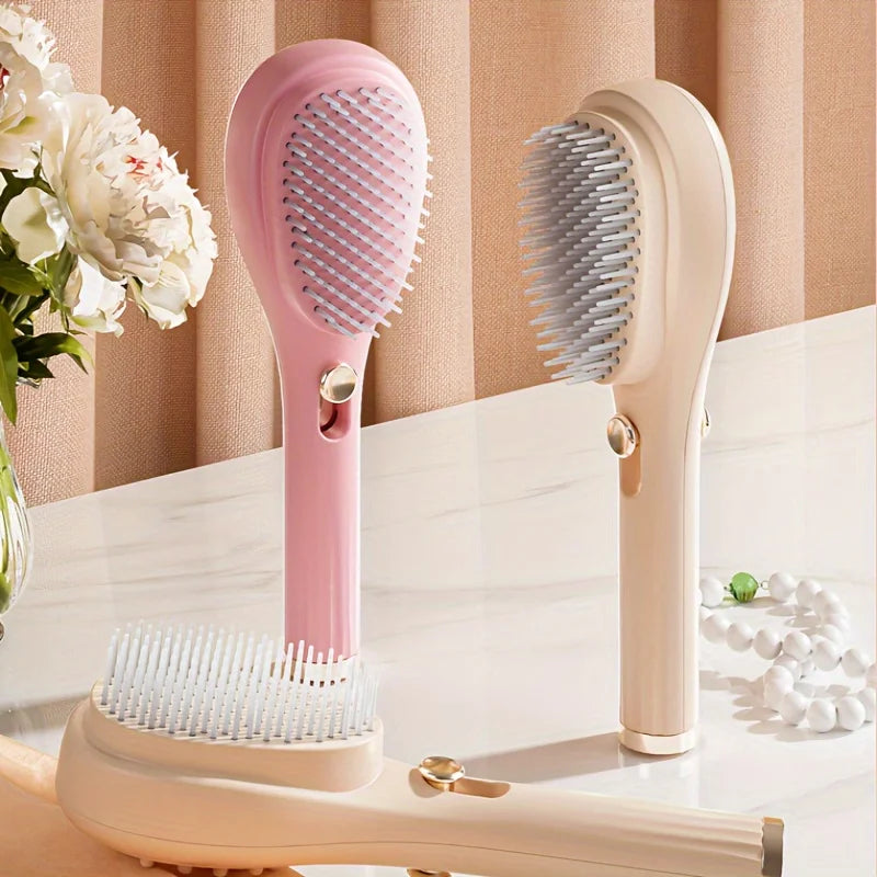 Petite brosse à cheveux rétractable magique