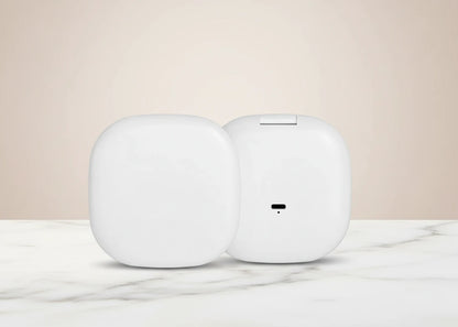 Petit miroir Led de poche pliable compact - grossissement 5x/10x Miroir rechargeable