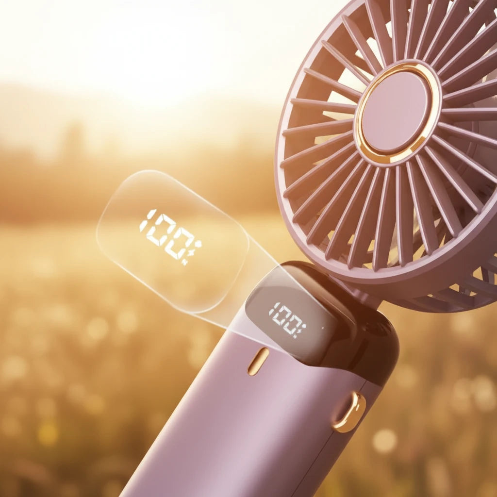 Mini Ventilateur Portable 2 en 1 - Mini Aromathérapie