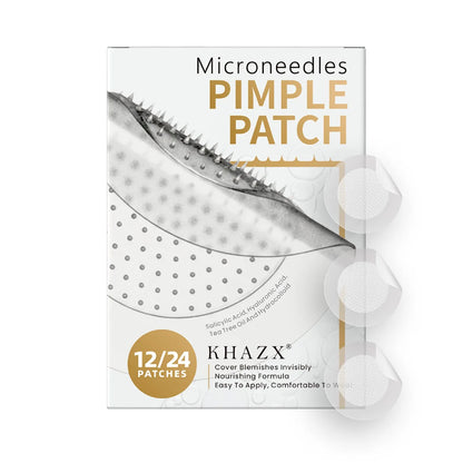 Patchs anti-acné à l'acide hyaluronique – Patchs invisible et hydratant 12/24Pcs