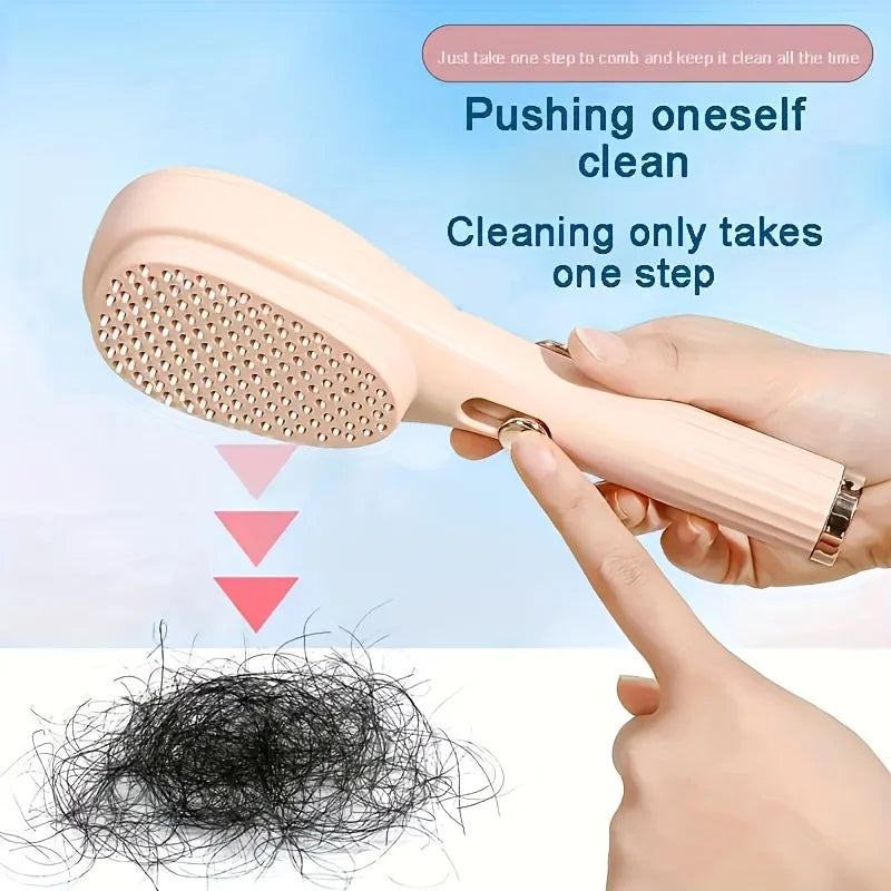 Petite brosse à cheveux rétractable magique