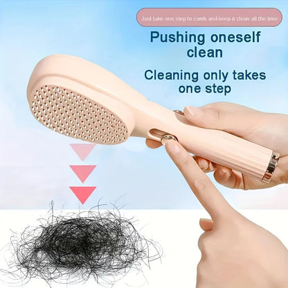 Petite brosse à cheveux rétractable magique