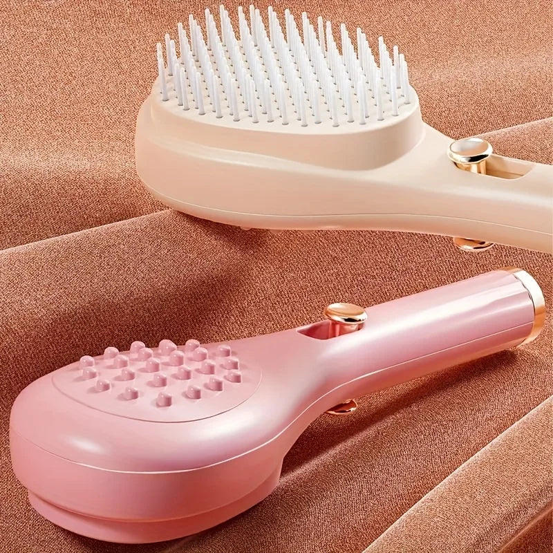 Petite brosse à cheveux rétractable magique