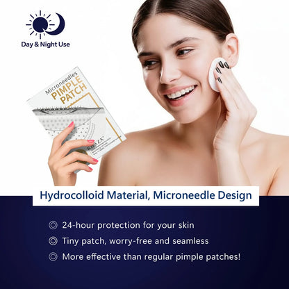 Patchs anti-acné à l'acide hyaluronique – Patchs invisible et hydratant 12/24Pcs