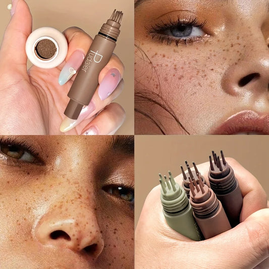 Tampon de taches de rousseur imperméable - aspect naturel, longue durée adapté aux débutants