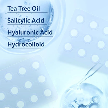 Patchs anti-acné à l'acide hyaluronique – Patchs invisible et hydratant 12/24Pcs