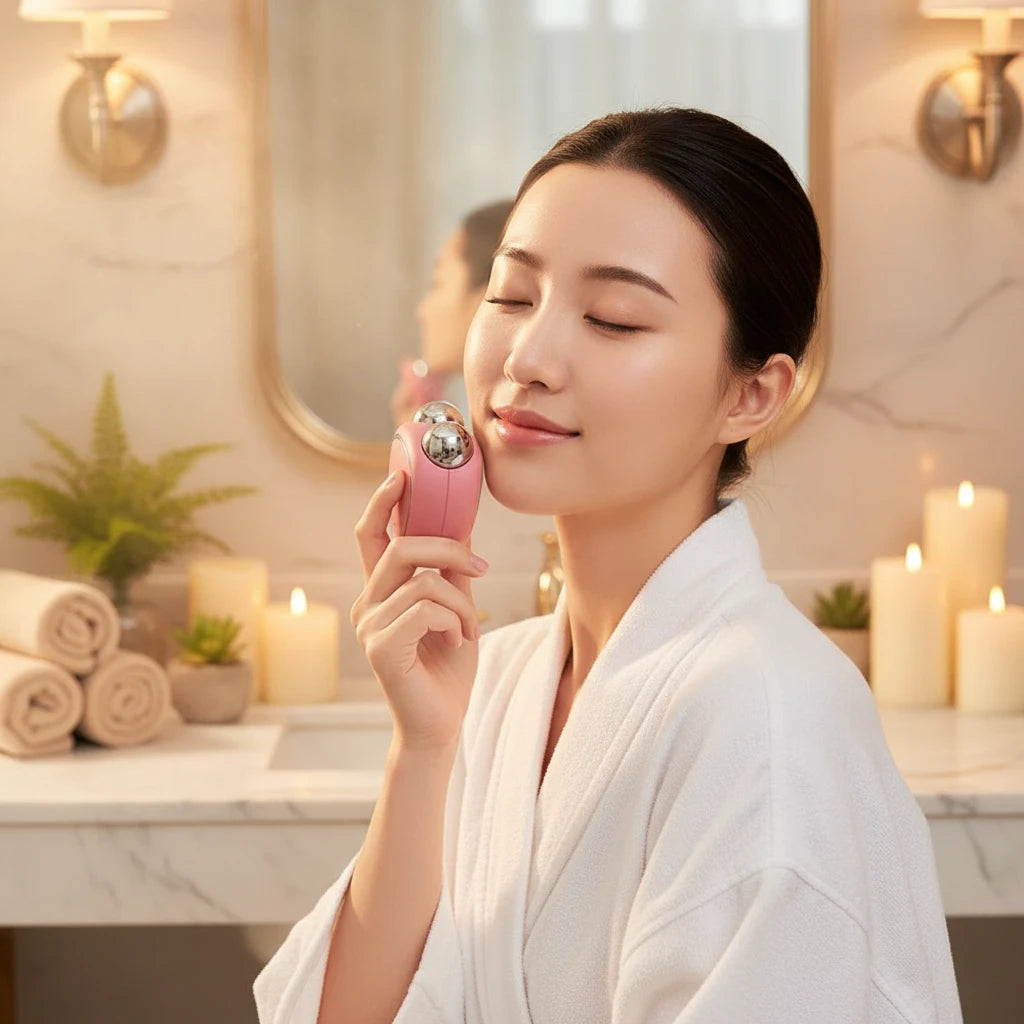 EMS – Appareil de massage pour lifting, dispositif facial à microcourant - Outil de sculpture du visage